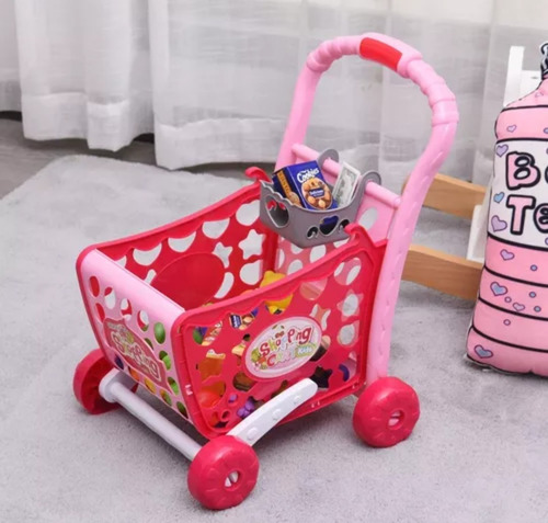 Carrito Supermercado Carro Compras Juguete Niños Accesorios