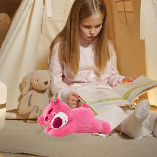 Almohada Peluche Oso Lotso Rosa Dormilón Toy Story Rosa