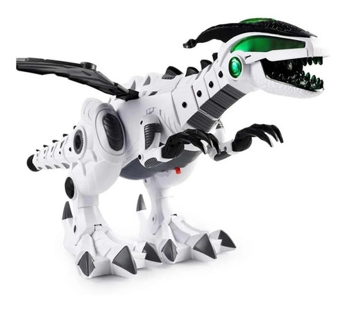 Dino Fire Xl Dinosaurio Robot Lanza Vapor Luz Sonido Ik0021