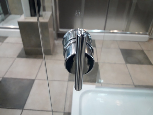 Imagen 4 de 9 de Mampara Baño Rebatible + Paño Fijo 120 X 190 18 Cuotas