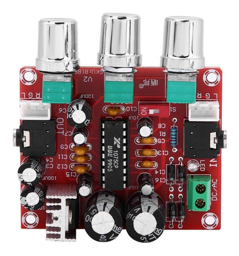 Modulo Preamplificador De Audio Estereo Con Control Tonos Xr1075