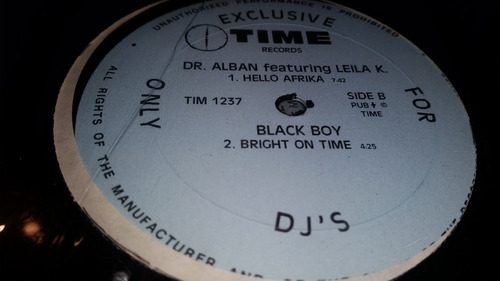 Exclusive Only For Djs Dr Alban Black Box Vinilo Cerrado