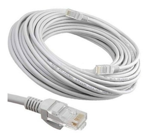 Cable De Red Internet Lan Rj45 Cat 5e 15 Metros Pc Computadr