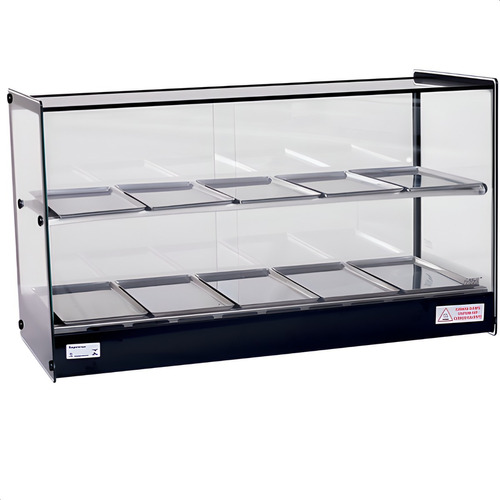 Estufa Vitrine Aquecedor Salgados Dupla 10 Bandejas Led 110v