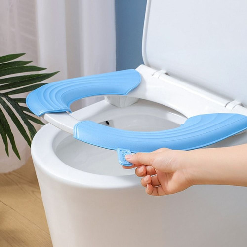 Funda De Asiento De Inodoro Lavable Para Cojín De Inodoro