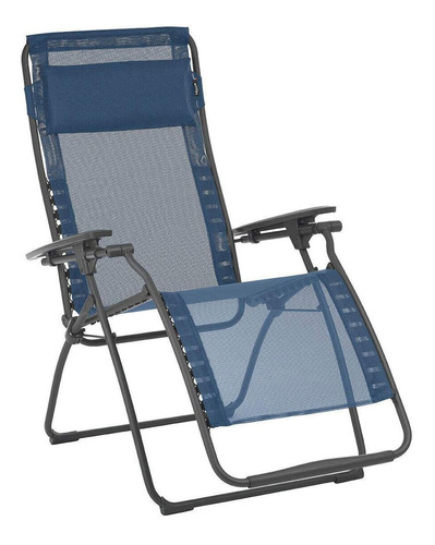 Silla Reclinable Lafuma Para Exteriores, Color Azul Océano