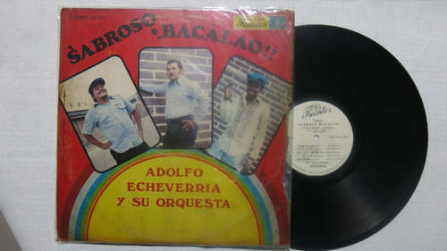 Vinyl Vinilo Lp Acetato Adolfo Echeverria Y Su Orquesta