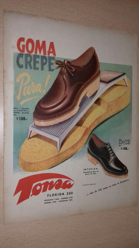 P190 Clipping Publicidad Zapatos Hombre Tonsa Año 1951