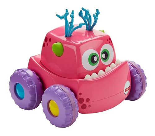 Fisher-price Monstruo Presiona Y Persigue Rosa Para Bebés