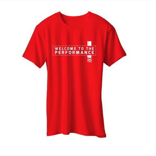 Camiseta Welcome To The Performance Pista Vermelha Unissex
