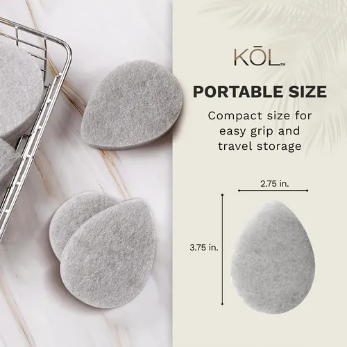 Almohadillas Limpiadoras Faciales Kol Face Scrubber Con Infu