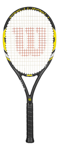 Raqueta De Tenis Wilson Pro Open 100 Grip 4 1/4 Encordada + Antivibrador Grafito De Alta Gama 299 Gramos Profesional