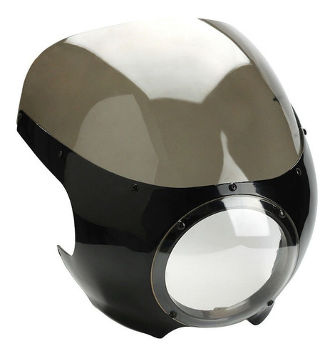 Imagen 8 de 10 de Mascara Carenado Cafe Racer Universal Moto Fairing 7''