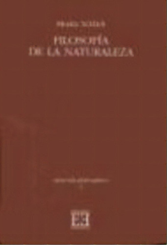 Filosofãâa De La Naturaleza, De Schlick, Moritz. Editorial Ediciones Encuentro, S.a., Tapa Blanda En Español