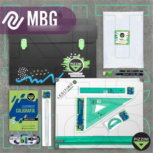 Imagen 6 de 9 de Tablero Dibujo Pizzini 40x50 C/atril 6 Posiciones+productos