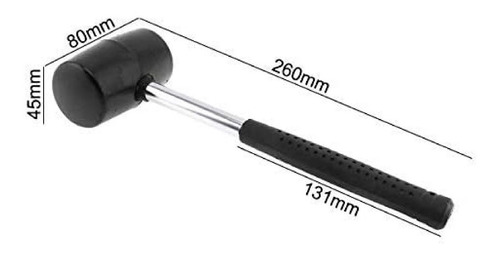 Imagen 2 de 10 de Martillo Masa De Goma Carpintero Herramienta Martillos Acero