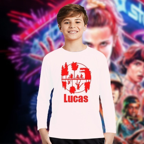 Camiseta Stranger Things Manga  Larga