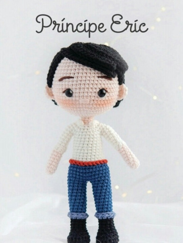 6 Patrones Principes Crochet Amigurumi Ingles Español