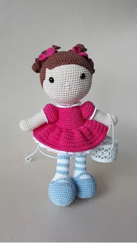 Roupa de Croche para boneca amigurumi 