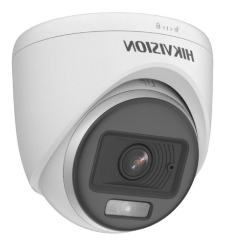 Câmera De Segurança Hikvision Turret Colorvu 4mp 3k 2.8mm Cor Branco