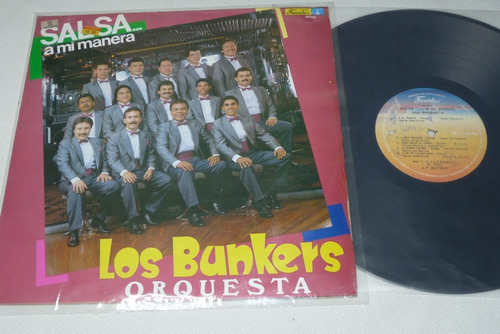 Jch- Los Bunkers Orq. Salsa A Mi Manera Edic. Colomb 1990 Lp