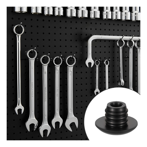 Ybeaty 120 Pcs Pegboard Barraks Peg Hook Stoppers Push Push
