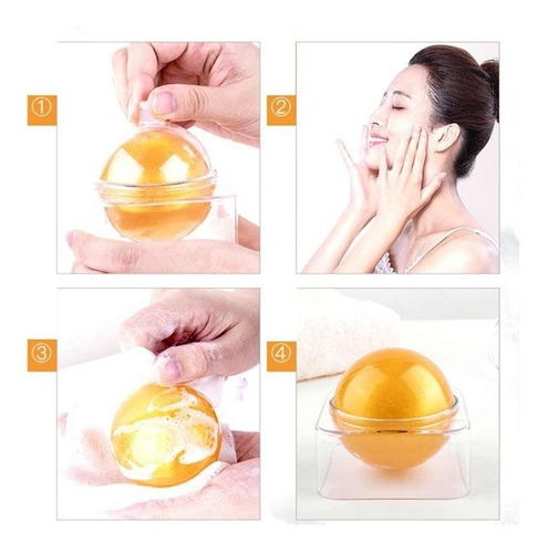 Imagen 7 de 7 de Jabón Facial Dorada Puro Colágeno 24 K Goldzan Elasticidad