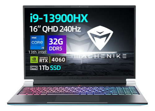 Laptop Gamer I9-13900hx Rtx4060 Machenike L16p Ddr5 32g 1t