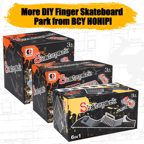 Finger Skateboard Park, Kit De Parque De Skate Con Diapasón