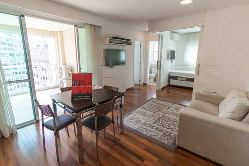 Imagem 2 de 15 de Flat Na Aclimação Com 02 Dorms, Andar Alto, Para Moradia Ou Investimento - Sf27538