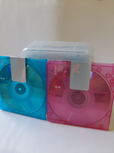 Tdk Minidisc Md - 5 Unidades - 74 Minutos, Virgem, Box Com 5 (Usado)