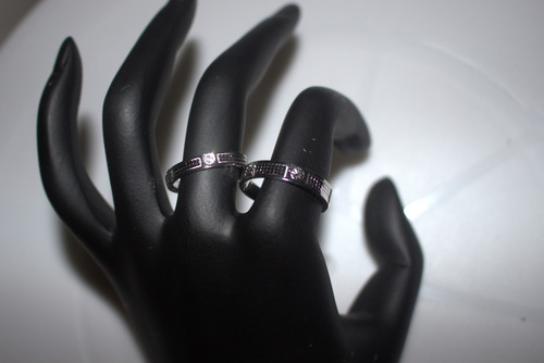 Anillos De Compromiso 2 Plata 925 Con Diseño