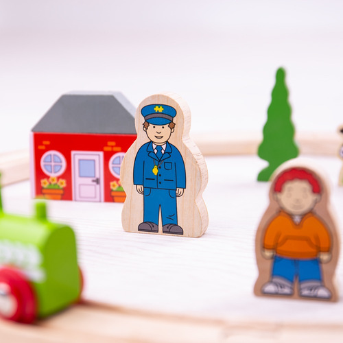 Imagen 4 de 4 de Mi Primer Pista De Tren Bigjigs- Bebés Y Niños