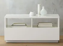 Comprar Rack Tv Lcd Laqueado Mueble Tv Nordico Escandinavo Blanco 1m