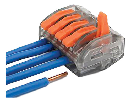 80 X Conector Derivação Borne Emenda Rápida 2, 3, 5 Fios