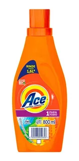 Detergente Líquido Ace Uno Para Todo 800ml