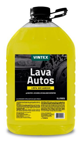 Shampoo Automotivo Lava Autos Vintex 5 Litros