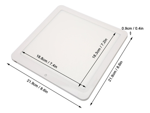 Panel De Fotografía Sin Sombras Con Fondo Led De 22 Cm Para