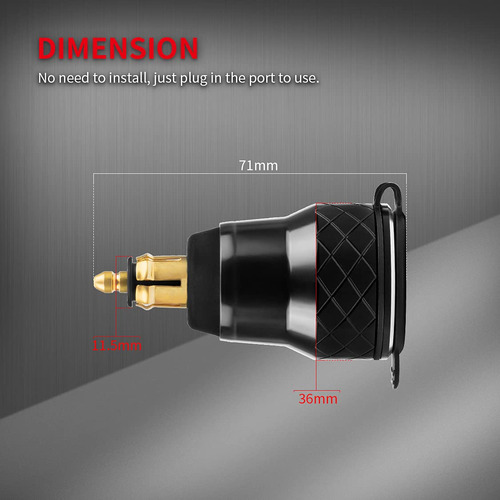 Adaptador De Carga Con Doble Puerto Usb Para Bmw