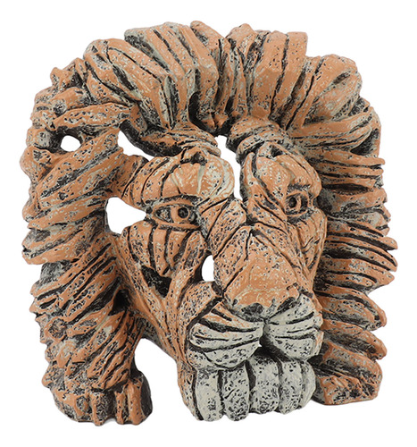 Figura Hueca Con Forma De Busto De Animal Con Cabeza De León