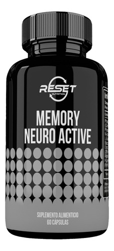 Reset Nutrition Memory Neuro Active Mind Matrix 60 Cápsulas Suplemento Alimenticio para Memoria, Enfoque Mental y Salud Cerebral