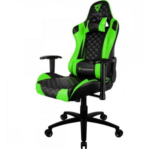 Cadeira Gamer Profissional Tgc12 Preta/verde Thunderx3