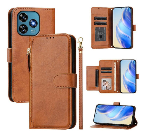 Funda Abatible For Oukitel C51 Titular De La Tarjeta Pu
