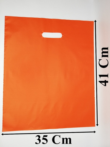 Kilo Bolsa Tipo Boutique 35x41 Cm Color Naranja