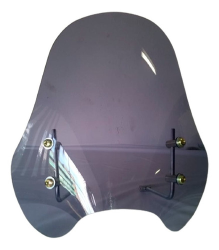 Bolha Parabrisa Moto Custom Universal Cor Fume Claro