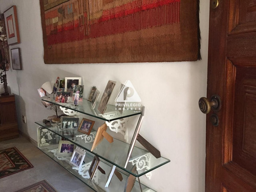 Imagem 8 de 29 de Maravilhosa Casa Em Rua Nobre Da Gávea, Com 5 Quartos, 3 Vagas, Jardim E Linda Área Externa! - 36910