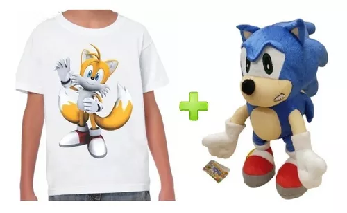 Boneco Pelúcia Sonic Grande 36 Cm Antialérgico