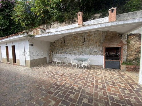 Casa En Venta En Prados Del Este Caracas Jardin Terraza Parrillera Pisos De Marmol 3 Niveles