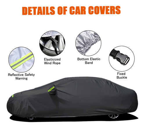 Protector Solar Universal Auto Sedán Cubierta Completa