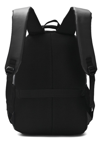Mochila Portanotebook Wanderlust Capri Color Negro Diseño De La Tela Lisa